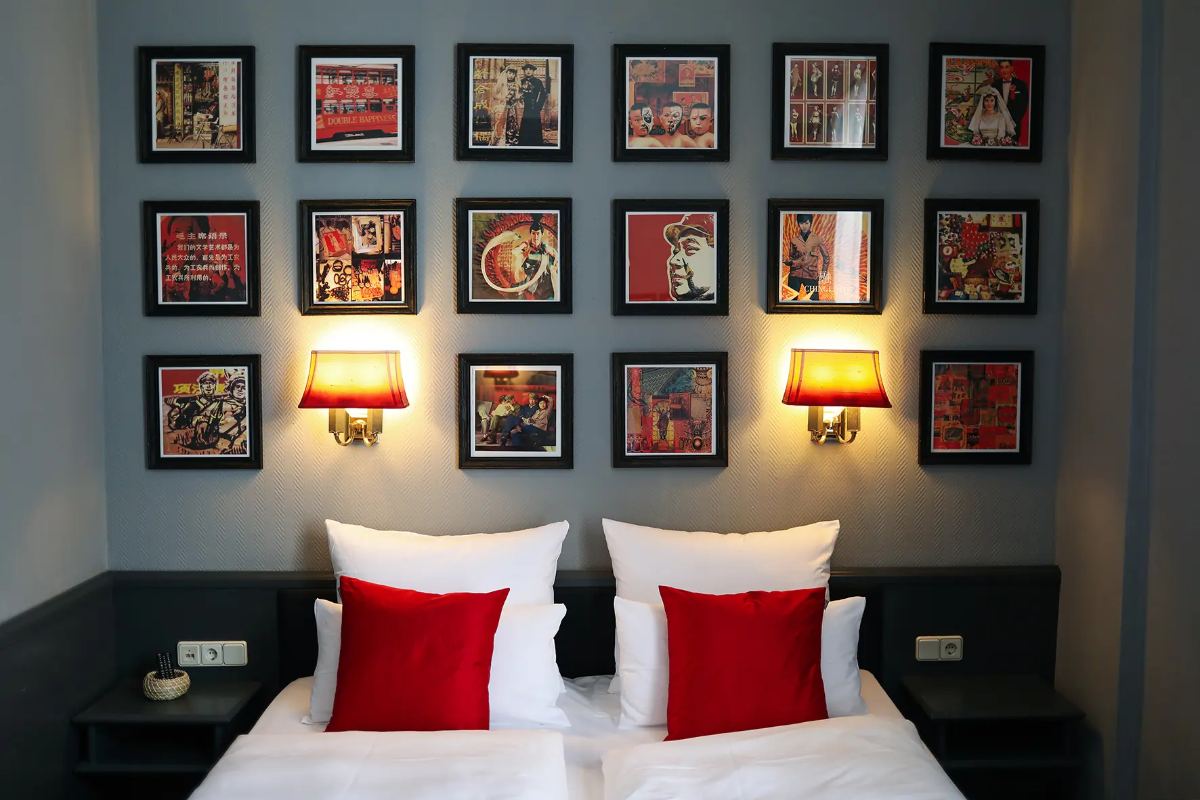 Zimmer Shanghai mit Pop-Art-Wand